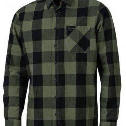 Chemise en coton verte SOMLYS-S