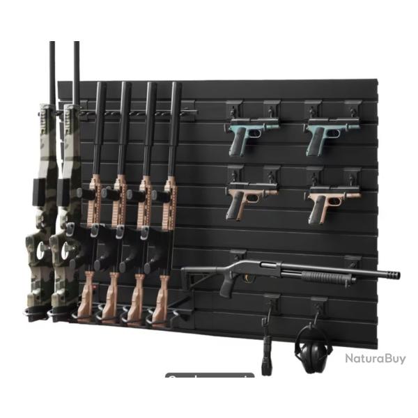 Support armes mural