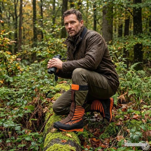 Chaussures-gu�tres de chasse CRISPI Highland Pro GTX BOA orange 42