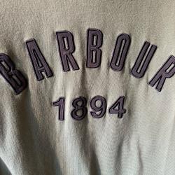 Barbour tee shirt hollins applique vert