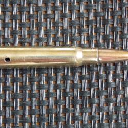 7.92 X 57  MAUSER - ETUI LAITON - MARQUAGE /  P186 11 43  S*
