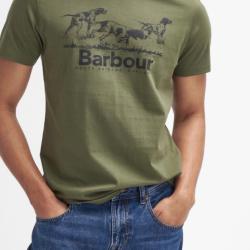 Barbour tee shirt pointer dog
