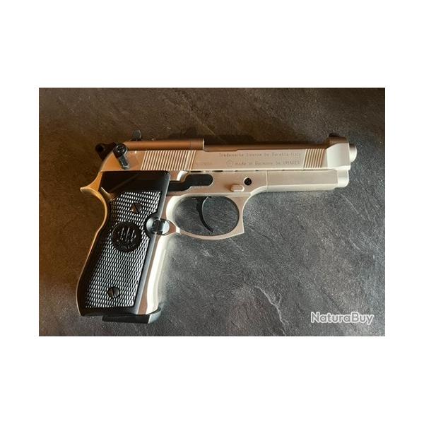 Pistolet CO2 Beretta 92 FS Umarex - Finition Nickel - Cal. 4.5mm (.177) + Mallette & Accessoires