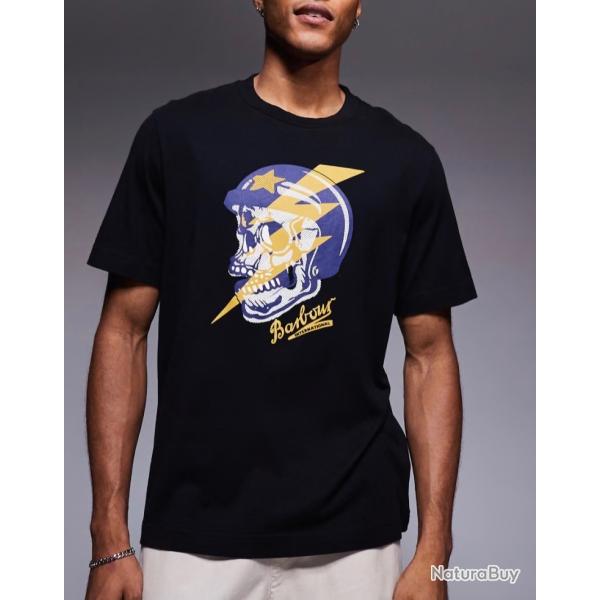 Barbour international tee shirt flash black
