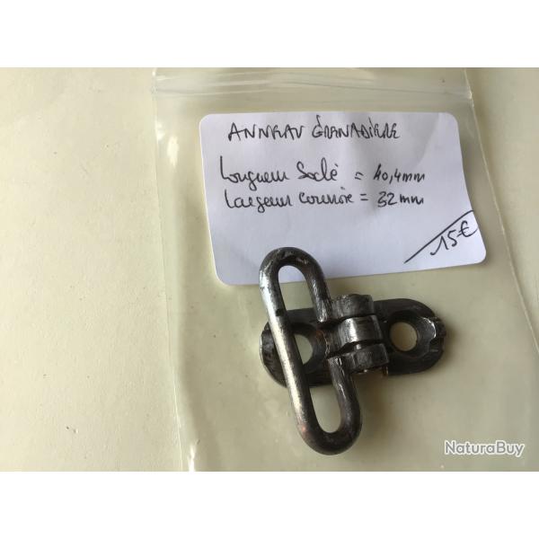 VENDU PAR LE-CUIRASSIER ANNEAU GRENADI�RE DE CROSSE FUSIL