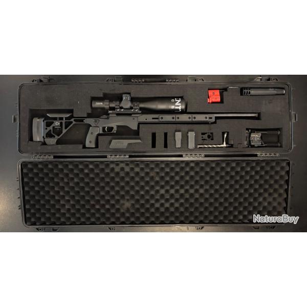Tikka Ace Target 6.5 creedmoor + Element Optic Theos 6-36 x 56 + accessoires