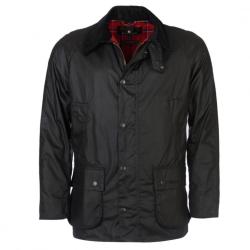 Barbour ashby wax jacket tartan rouge ext&eacute;rieur olive