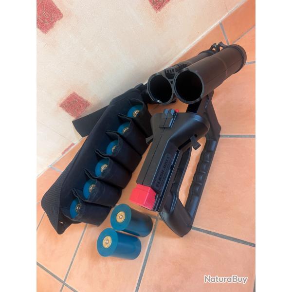 Flash-Ball Verney-Carron 44/83 + ceinture tactique + 8 cartouches - Tr�s bon �tat