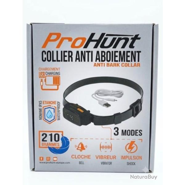 Collier ProHunt Anti-aboiement