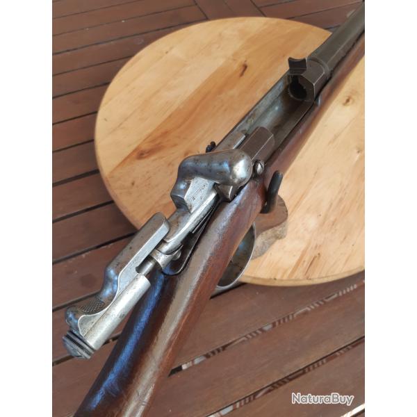 Fusil gras transform� en chasse  cal 24