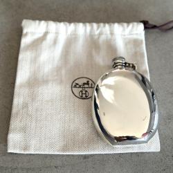 Flasque &agrave; alcool Herm&egrave;s en argent massif