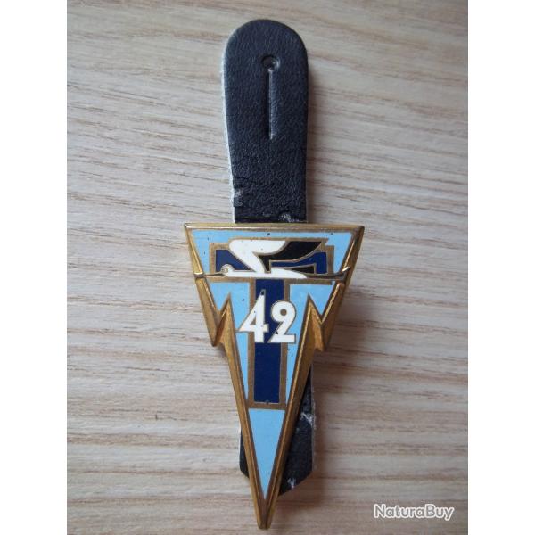 insigne militaire 42e r�giment de transmissions dissolution 2011