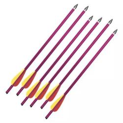 Pack De 6 Carreaux Alu Rouges 14"