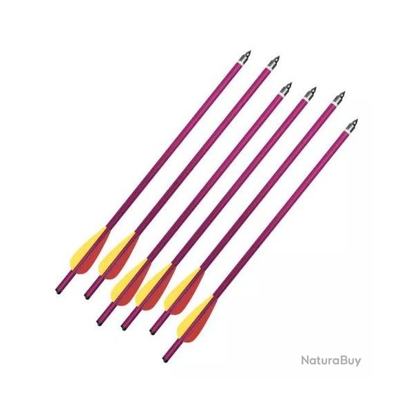 Pack De 6 Carreaux Alu Rouges 14"