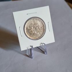 Peu Commune 5 Francs Argent Semeuse 1969 , Cinqui&egrave;me R&eacute;publique V&egrave;me