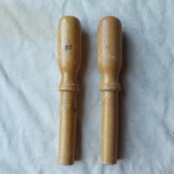 Lot de 2 bourroirs anciens en calibre 28.