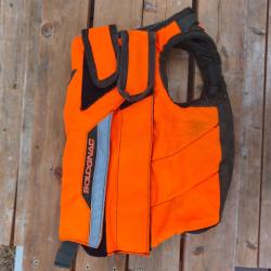 Gilet fluo pour chien solognac Supertrack taille S