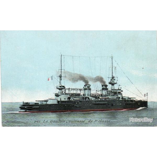 Carte Postale Navire de Guerre Le Gaulois Cuirass� -N�8594