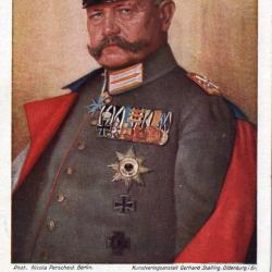 Carte postale de 1916 avec portrait d'homme en uniforme militaire -N&deg;8596