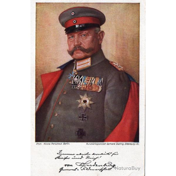 Carte postale de 1916 avec portrait d'homme en uniforme militaire -N�8596