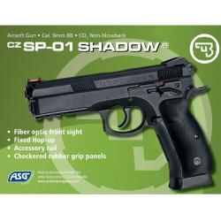 Pistolet ASG CZ SP-01 shadow CO2 calibre 6mm