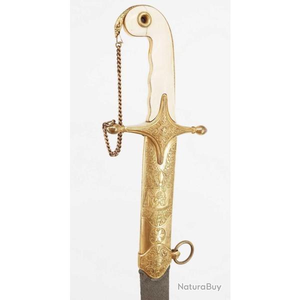 SABRE D'�CLAIREUR � L'ORIENTAL DU ROYAUME DE HOLLANDE BATAVE 1806-1810 LION AU BATTON DE LA LIBERT� 