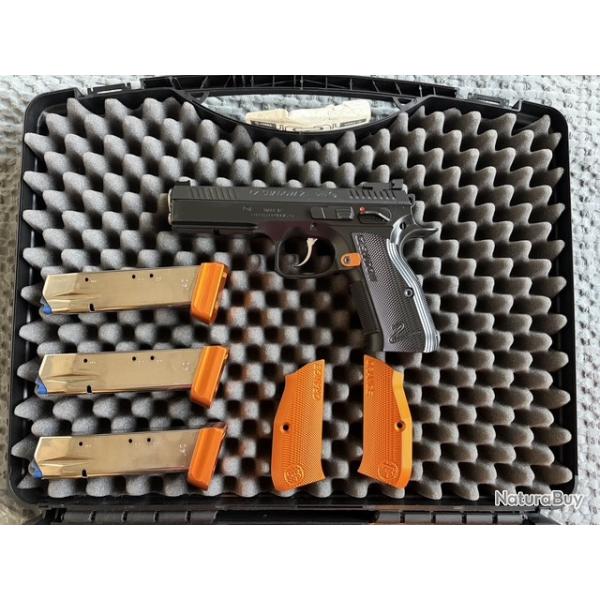 CZ Shadow 2 Orange 9�19 - excellent �tat - moins de 1 000 coups - 3 chargeurs