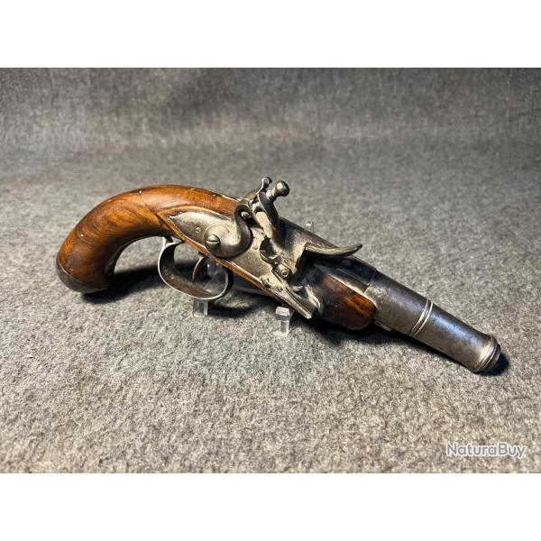 Pistolet de voyage a silex XVIII 1 euro sans prix de r�serve !!!