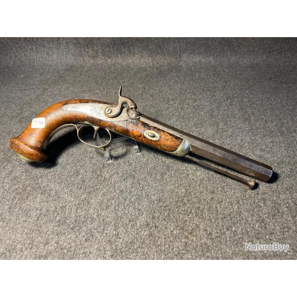 Pistolet a percussion XIX�me un euro sans prix de r�serve !!!!