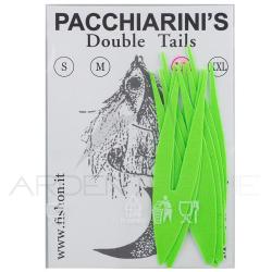 Double Tails PACCHIARINI'S XL chartreuse fluo