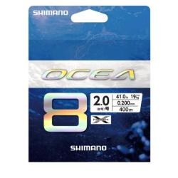 Tresse Shimano Ocea Braid 400m Multicolor 0,20mm 400m 41lb