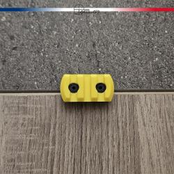 Rail Picatinny M-LOK 3 slots Jaune