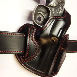 ETUI GALET CUIR pour rev 3p  (Entreprise artisanale fran&ccedil;aise)