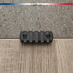 Rail Picatinny M-LOK 5 slots Noir