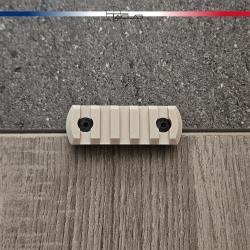Rail Picatinny M-LOK 5 slots Beige