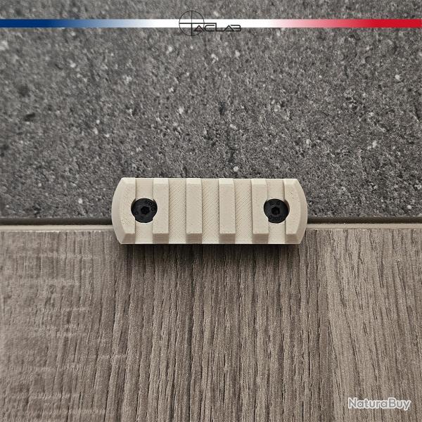 Rail Picatinny M-LOK 5 slots Beige