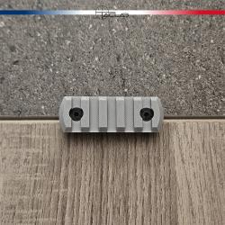 Rail Picatinny M-LOK 5 slots Gris