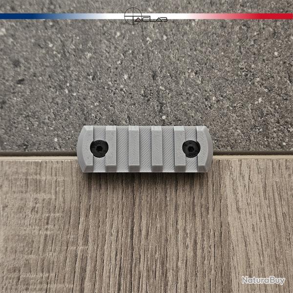 Rail Picatinny M-LOK 5 slots Gris