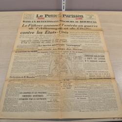 Ancien Journal le Petit Parisien vendredi 12 D&eacute;cembre 1941  collection (8)