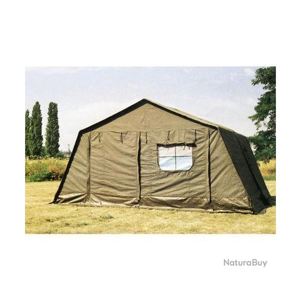 Tente militaire F1 modulaire Arm�e Fran�aise  4m25 x 5m70 avec b�che pour sol et tendeurs.