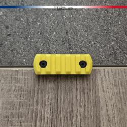 Rail Picatinny M-LOK 5 slots Jaune