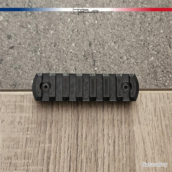 Rail Picatinny M-LOK 7 slots Noir