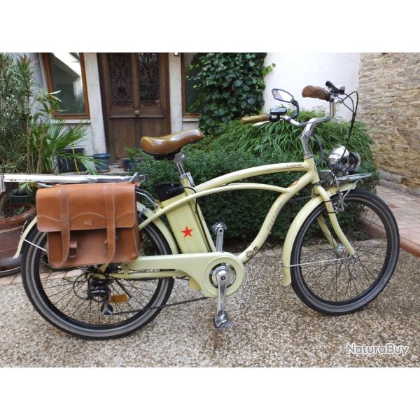 Velo � assistance �lectrique  VAE - vintage et op�rationnel - Vous ne passerez pas inaper�u !
