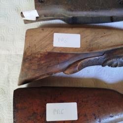 LOT ELEMENTS DE CROSSES DE FUSIL BERTHIER - CHASSEPOT ET DE CHASSE - PR6
