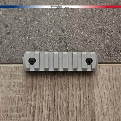 Rail Picatinny M-LOK 7 slots Gris