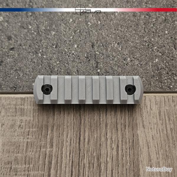 Rail Picatinny M-LOK 7 slots Gris