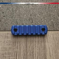 Rail Picatinny M-LOK 7 slots Bleu