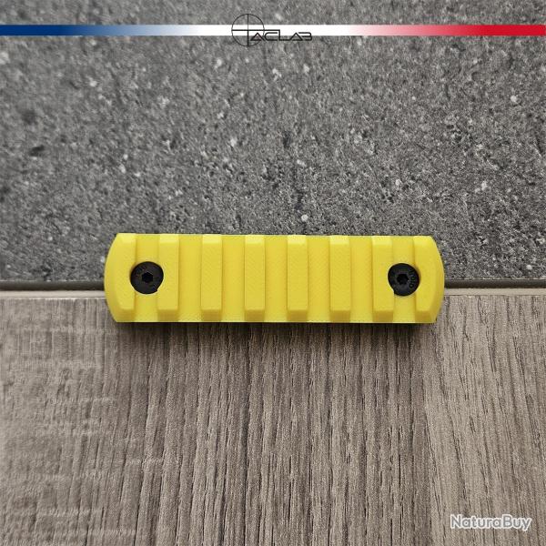 Rail Picatinny M-LOK 7 slots Jaune