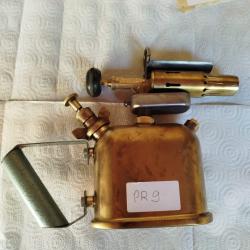 Lampe &agrave; souder ancienne en laiton VESTA H&Auml;HNEL - Bundeswehr / Vintage - TBE - PR9