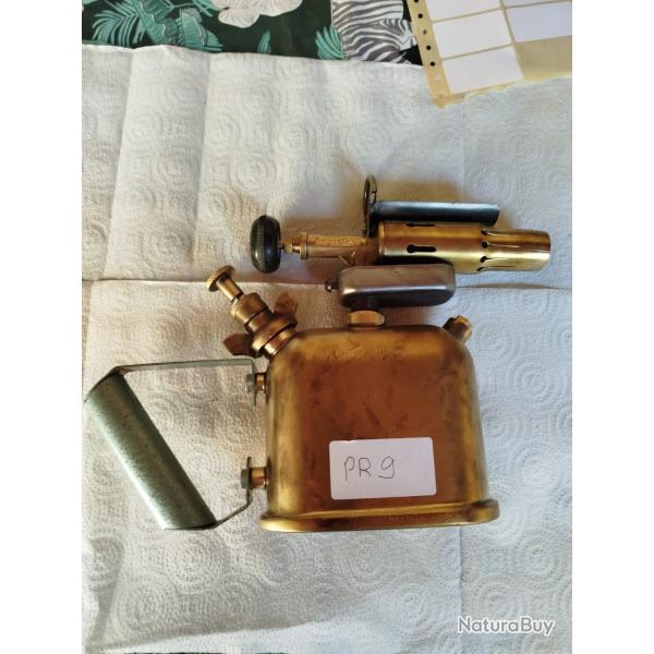 Lampe � souder ancienne en laiton VESTA H�HNEL - Bundeswehr / Vintage - TBE - PR9